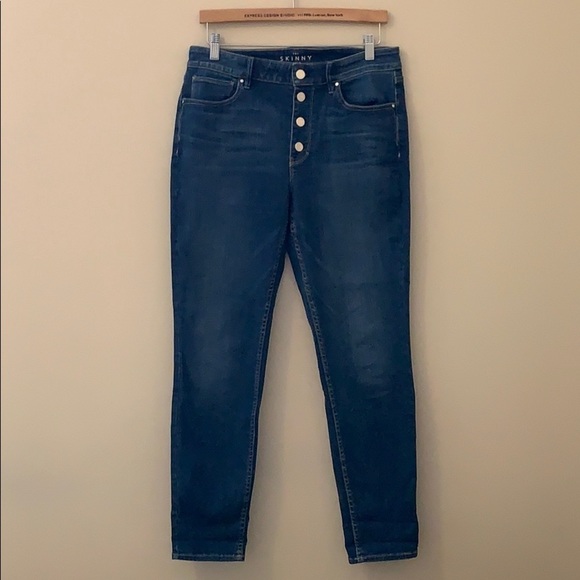 WHBM HIGH WAISTED SKINNY JEANS - Picture 1 of 5